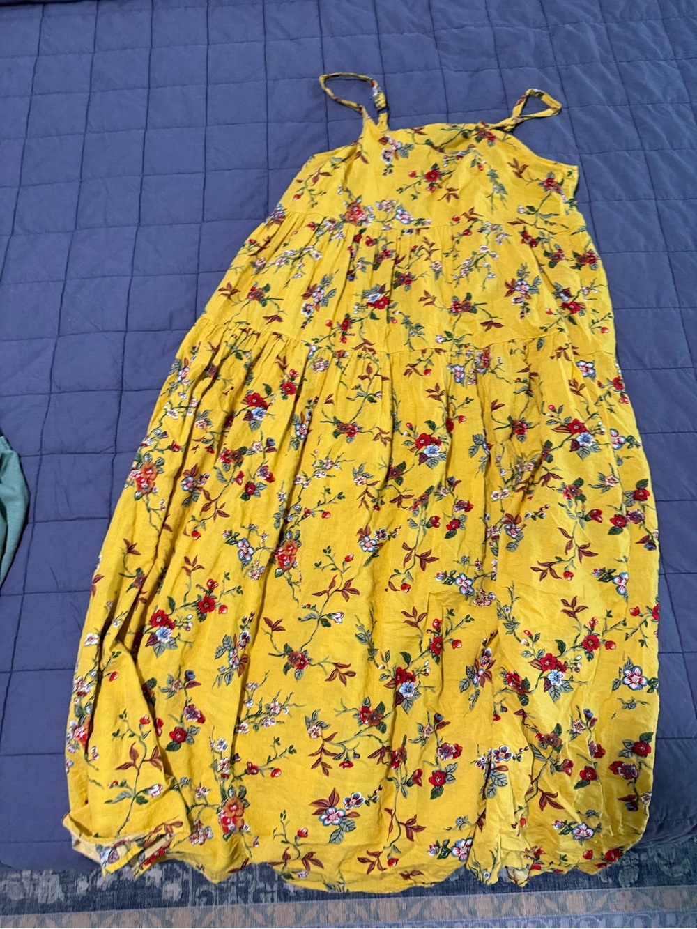 Yellow Floral Sundress